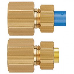 Specialty Fitting, Brass Insert Fittings, Female Connector - KFF