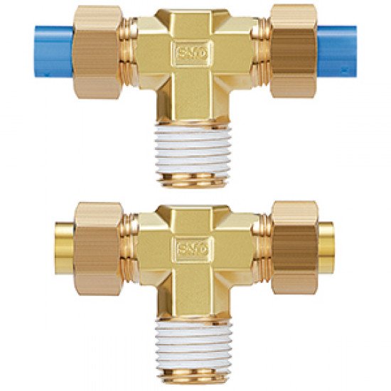 Specialty Fitting, Brass Insert Fittings, Male Branch Tee - KFT