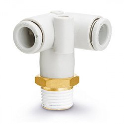 One Touch Fitting, General Purpose, Tube-Male Thread Connection, Male Delta Union - KQ2D