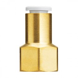 One Touch Fitting, General Purpose, Tube-Female Thread Connection, Female Connector - KQ2F