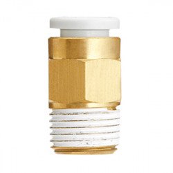 One Touch Fitting, General Purpose, Tube-Male Thread Connection, Male Connector - KQ2H