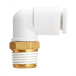 One Touch Fitting, General Purpose, Tube-Male Thread Connection, Male Elbow - KQ2L