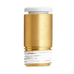 One Touch Fitting, General Purpose, Tube-Male Thread Connection, Hexagon Socket Head Male Connector - KQ2S