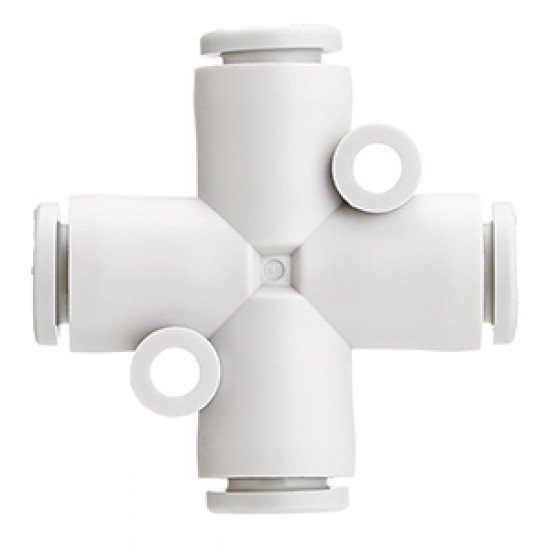 One Touch Fitting, General Purpose, Tube-Tube Connection, Cross - KQ2TW*-00