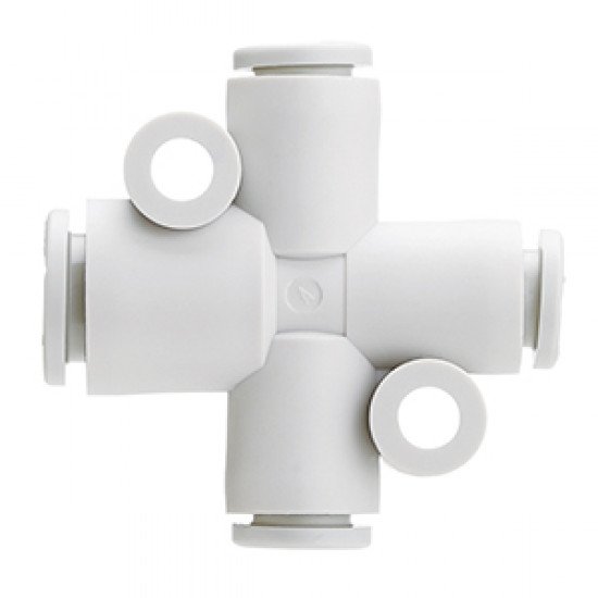 One Touch Fitting, General Purpose, Tube-Tube Connection, Different Diameter Cross - KQ2TY
