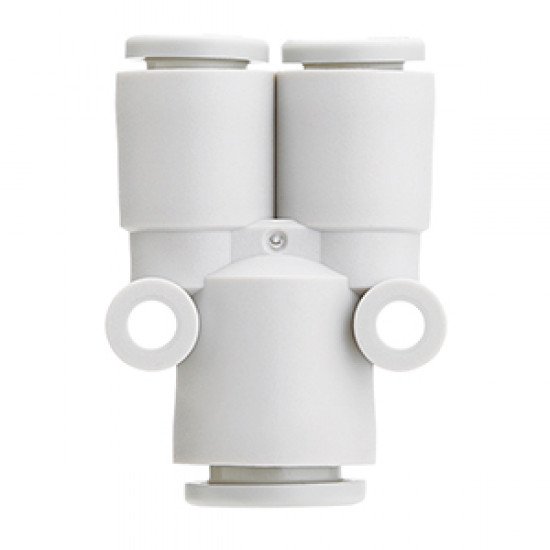 One Touch Fitting, General Purpose, Tube-Tube Connection, Different Diameter Union "Y" - KQ2U