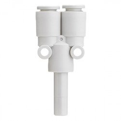 One Touch Fitting, General Purpose, Tube-One Touch Fitting Connection, Plug-In "Y" - KQ2U*-99