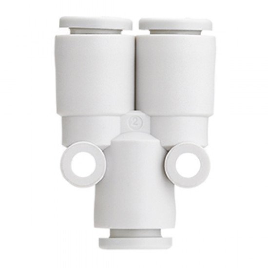 One Touch Fitting, General Purpose, Tube-Tube Connection, Union "Y" - KQ2U*-00