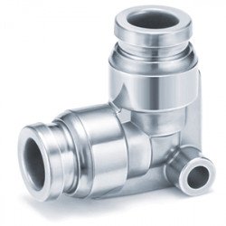 One Touch Fitting, 316 Stainless Steel, Union Elbow - KQG2L-00