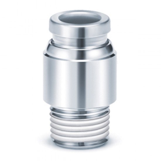 One Touch Fitting, 316 Stainless Steel, Hexagon Socket Head Male Connector - KQG2S