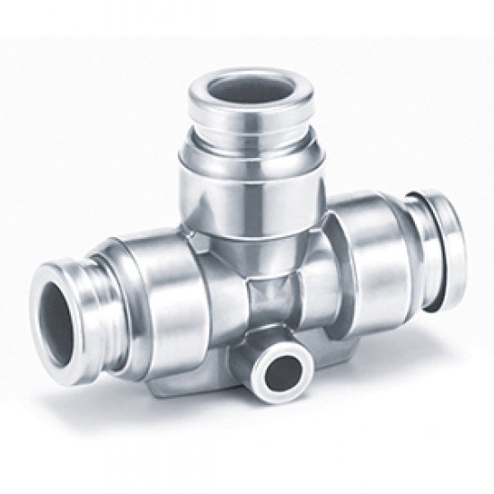 One Touch Fitting, 316 Stainless Steel, Union Tee - KQG2T-00
