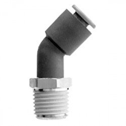 One Touch Fitting, Flame Resistant, 45° Male Elbow - KRK