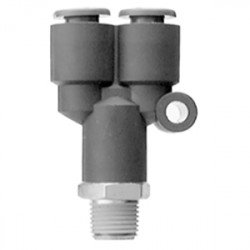One Touch Fitting, Flame Resistant, Branch "Y" - KRU