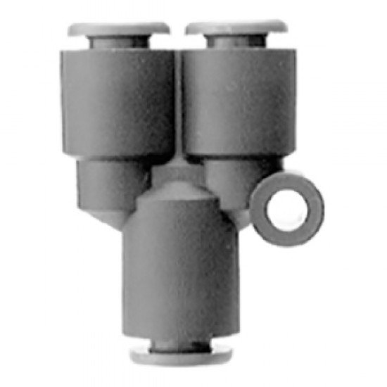 One Touch Fitting, Flame Resistant, Union "Y" - KRU-00 One Touch Fitting, Flame Resistant, Union "Y" - KRU-00