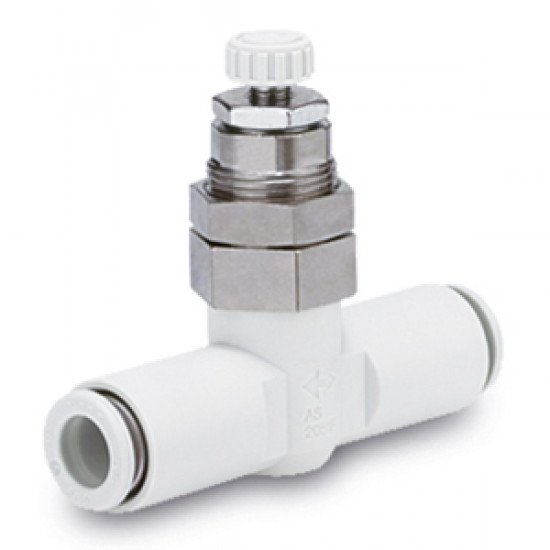 Speed Controllers, General Purpose, One-touch Fitting, Simple Handle, Panel Mount, In-line - AS***1F-3