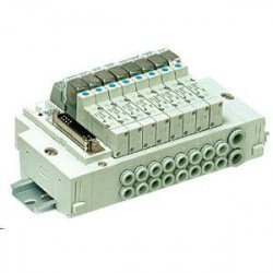SS5Y3-45, 3000 Series, Stacking Manifold, DIN Rail Mount, Individual Wiring SS5Y3-45, 3000 Series, Stacking Manifold, DIN Rail Mount, Individual Wiring