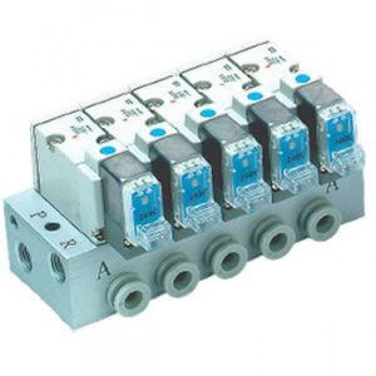 SS3YJ5, 500 Series, Internal Pilot Manifold SS3YJ5, 500 Series, Internal Pilot Manifold