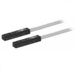 D-Y7NW/Y7BW/Y7PW, 2 Colour Indication Style Solid State Switch, Direct Mounting, Grommet, In-line