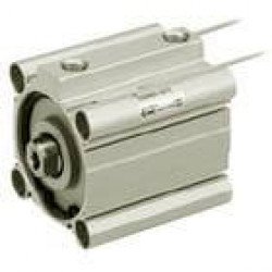 25A-CQ2-Z, Compact Cylinder, Double Acting, Single Rod, Anti-lateral Load