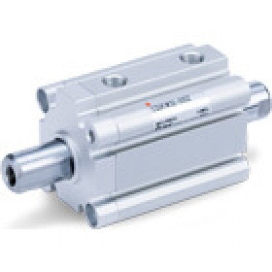 C(D)Q2KW, Compact Cylinder, Double Acting, Double Rod, Non-rotating w/Auto Switch Mounting Groove C(D)Q2KW, Compact Cylinder, Double Acting, Double Rod, Non-rotating w/Auto Switch Mounting Groove