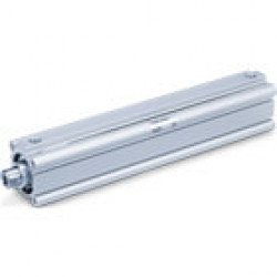 25A-CQ2-Z, Compact Cylinder, Double Acting, Single Rod, Long Stroke