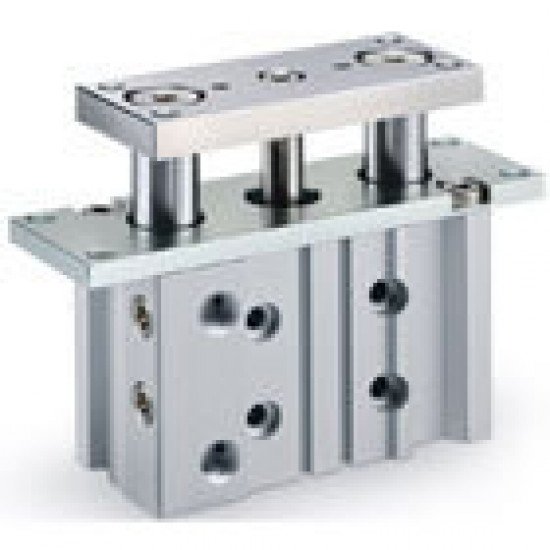 MGP*F-Z (ø12 to ø32), Compact Guide Cylinder with flange
