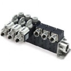 PF3WC, Digital Flow Switch Manifold for Water, IO-Link, Straight Type