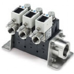 PF3WR, Digital Flow Switch Manifold for Water, IO-Link, Return Type