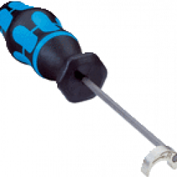 Torque screwdriver with attachment for M12 plug connector