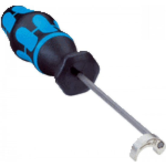 Torque screwdriver with attachment for M12 plug connector