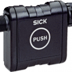 Pushbutton for laser alignment aid, M12, 8-pin Pushbutton for laser alignment aid, M12, 8-pin