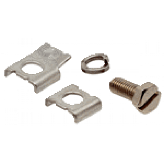 Mounting set for functional earth connection