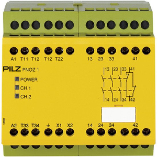 PNOZ 1 230-240VAC 3n/o 1n/c