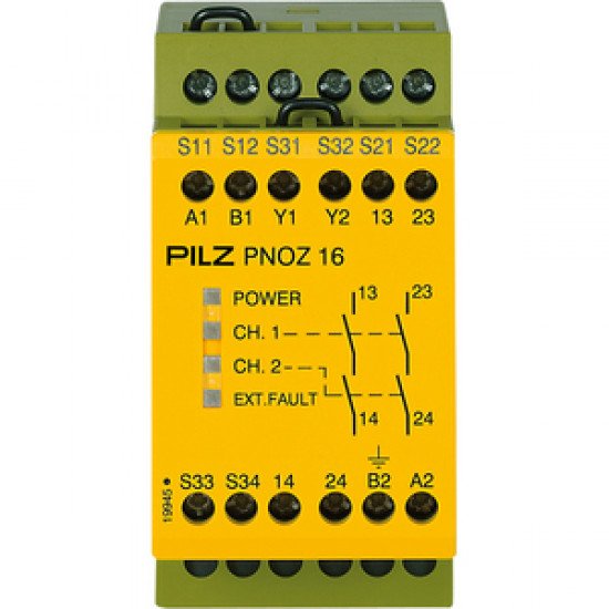 PNOZ 16 110VAC 24VDC 2n/o
