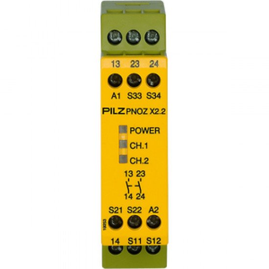 PNOZ X2.2 24VAC/DC 2n/o PNOZ X2.2 24VAC/DC 2n/o