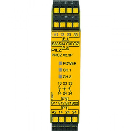 PNOZ X2.3P C 24VACDC 3n/o PNOZ X2.3P C 24VACDC 3n/o