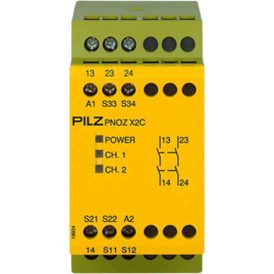PNOZ X2C 24VAC/DC 2n/o PNOZ X2C 24VAC/DC 2n/o