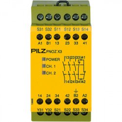 PNOZ X3 48VAC 24VDC 3n/o 1n/c 1so PNOZ X3 48VAC 24VDC 3n/o 1n/c 1so
