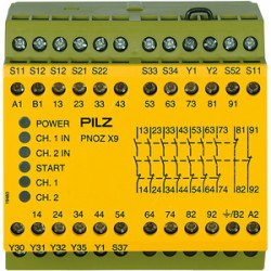 PNOZ X9 100-120VAC 24VDC 7n/o 2n/c 2so