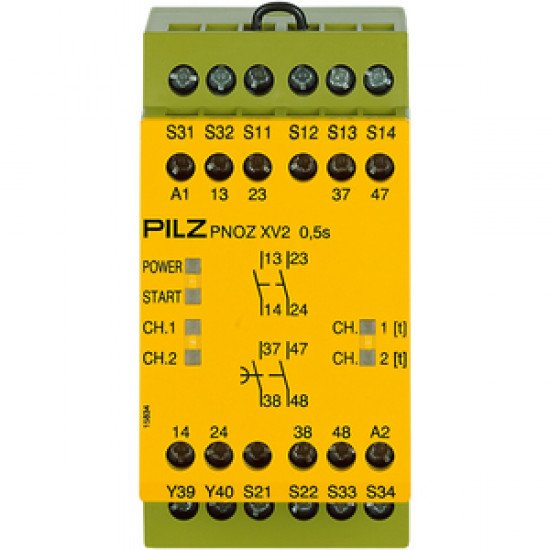 PNOZ XV2 0.5/24VDC 2n/o 2n/o fix
