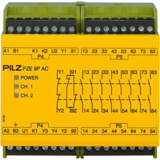 PZE 9P 24VACDC 24-240VACDC 8n/o 1n/c PZE 9P 24VACDC 24-240VACDC 8n/o 1n/c