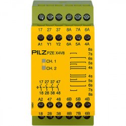 PZE X4V 8/24VDC 4n/o