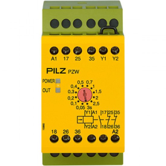 PZW 3/24VDC 1n/o 2n/c PZW 3/24VDC 1n/o 2n/c