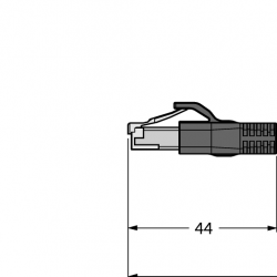  RJ45S-RJ45S-8814-0.2M