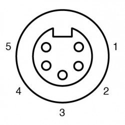 Connection cable V95-G-YE10M-STOOW-V95-G Connection cable V95-G-YE10M-STOOW-V95-G