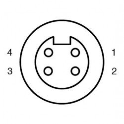Connection cable V94-G-YE10M-STOOW-V94-G Connection cable V94-G-YE10M-STOOW-V94-G