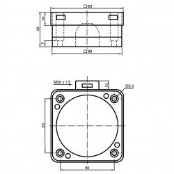 Inductive sensor NJ40-FP-SN-B1-P1-Y024207