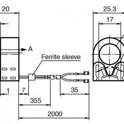 Inductive ring sensor RC15-14-N3-Y187458 Inductive ring sensor RC15-14-N3-Y187458