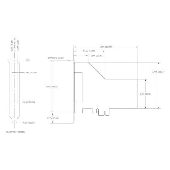 PCIe multiport serial card ICRPC-4RJ45-EC