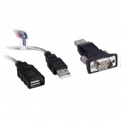 Converter USB/RS 232 USB-0,8M-PVC ABG-SUBD9 Converter USB/RS 232 USB-0,8M-PVC ABG-SUBD9